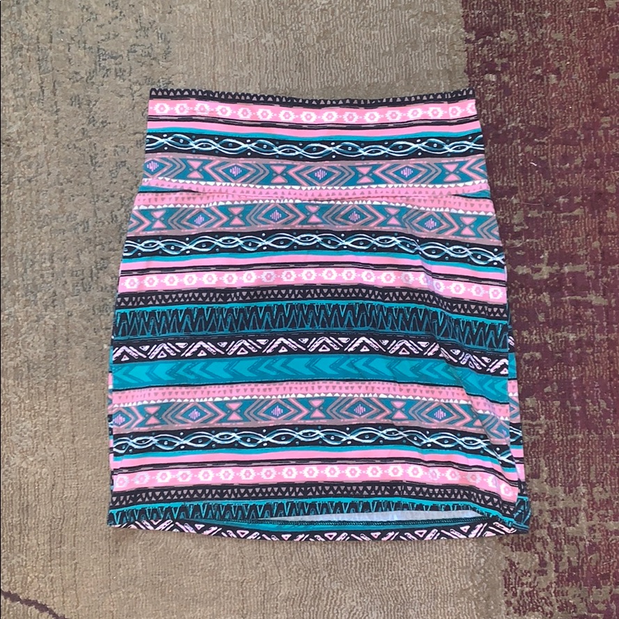 Printed Mini Skirt